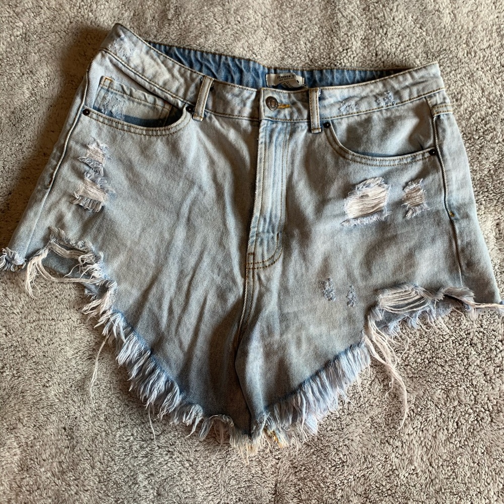 Forever 21 denim shorts.